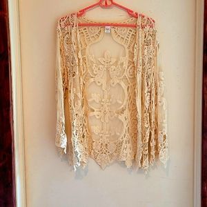 Lace Crochet Outerwear